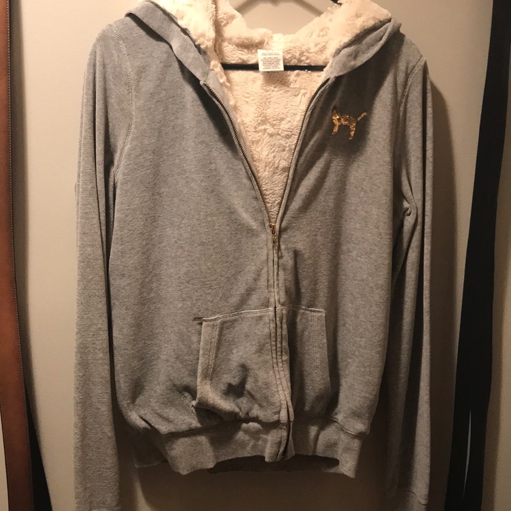 Victoria’s Secret Pink zip up sweatshirt